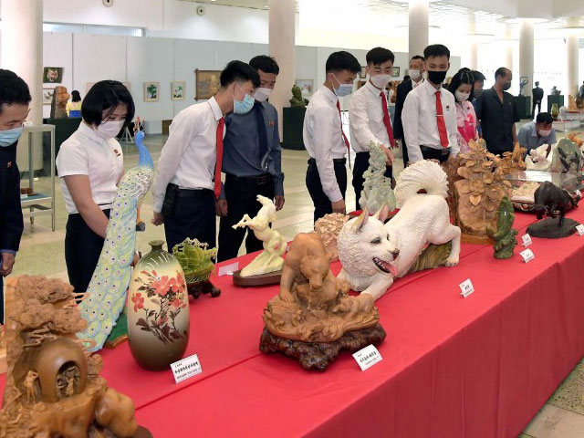 2nd National Sculpture and Craft Work Festival on the occasion of the 73rd founding anniversary of DPR Korea
