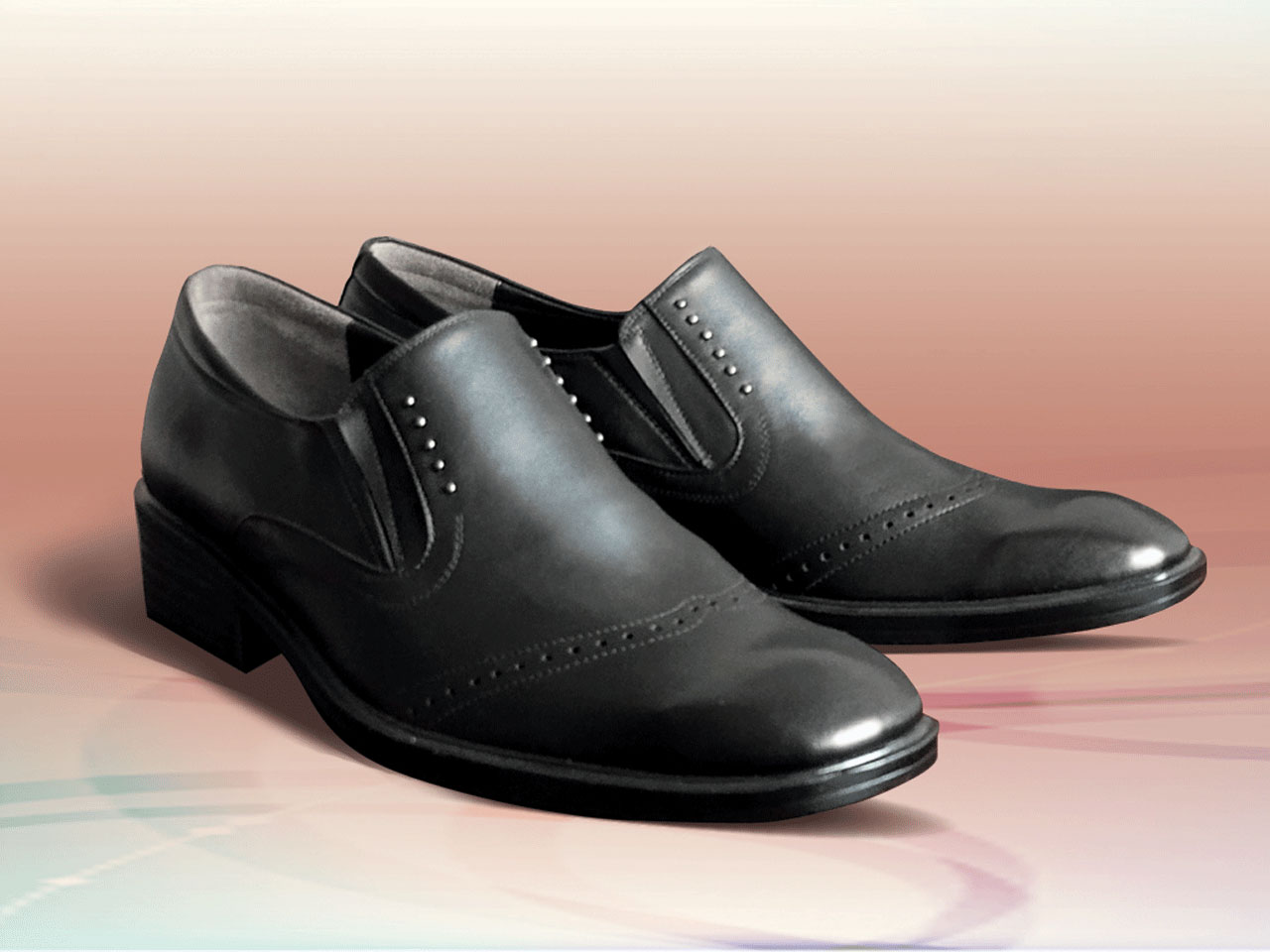 Spring and autumn leather shoes for men