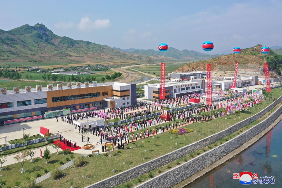 Modern Industrial Establishments Inaugurated in Kimhwa County of DPRK